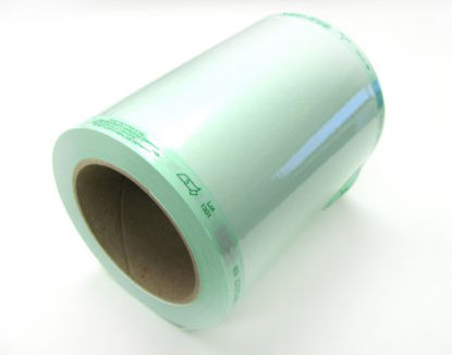Picture of Sterilization Roll Steriking® Ethylene Oxide (EO) Gas / Steam 4 Inch X 100 Foot Transparent / Green Heat Seal Paper / FilmR 41