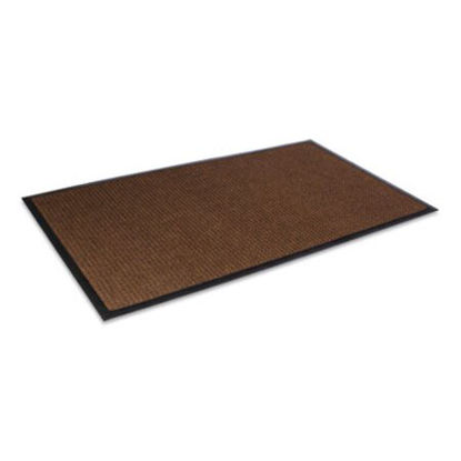 Picture of Super-Soaker Wiper Mat with Gripper Bottom, Polypropylene, 36 x 120, Dark BrownCWN-SSR310DB