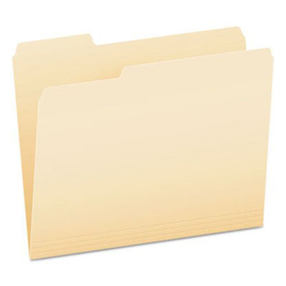 Picture of Smart Shield Top Tab File Folders, 1/3-Cut Tabs, Letter Size, Manila, 100/BoxPFX-62702