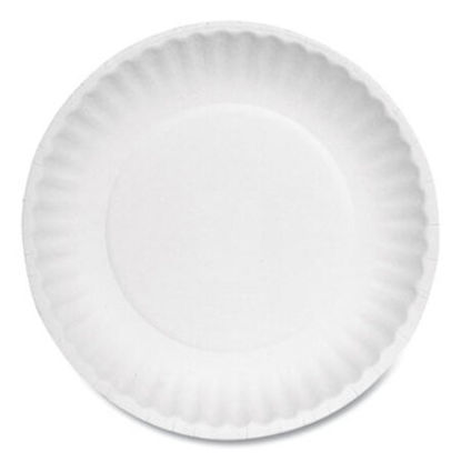 Picture of Paper Plates, 6" dia, White, 100 Bulk Pack, 10 Packs/CartonAJM-PP6AJKWH