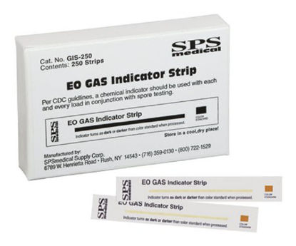 Picture of SPSmedical Sterilization Chemical Indicator Strip EO Gas 4 InchGIS-250