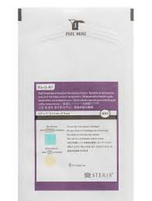 Picture of Sterilization Pouch Vis-U-All™ Ethylene Oxide (EO) Gas / Dry Heat 4-1/2 X 11 Inch Transparent / Purple Heat Seal Paper / Film883411