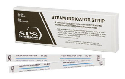 Picture of SPSmedical Sterilization Chemical Indicator Strip Steam 8 InchSIL-250-L