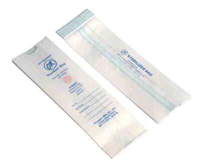 Picture of Sterilization Pouch OK® Steam 1-1/2 X 5-2/5 X 12 Inch White Tape Seal Paper02101100