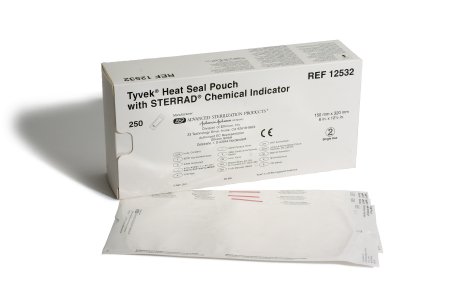 Picture of Sterilization Pouch Tyvek® Gas Plasma 6 X 12-1/2 Inch Transparent / White Heat Seal Tyvek® Material12532