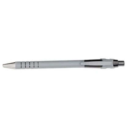 Picture of FlexGrip Ultra Ballpoint Pen, Retractable, Fine 0.8 mm, Black Ink, Gray/Black Barrel, DozenPAP-9580131