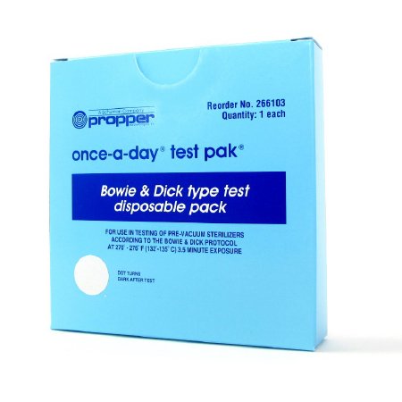 Picture of once-a-day® Sterilization Bowie-Dick Test Pack Steam 5 X 5 Inch26610300