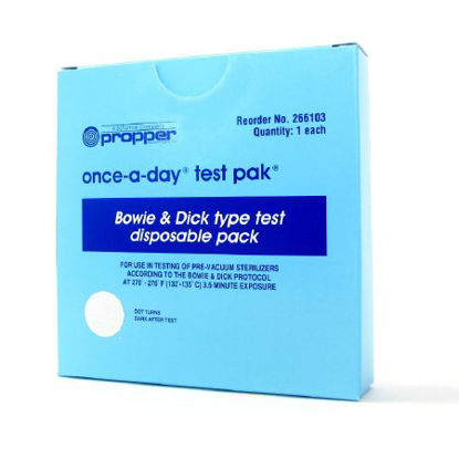 Picture of once-a-day® Sterilization Bowie-Dick Test Pack Steam 5 X 5 Inch26610300