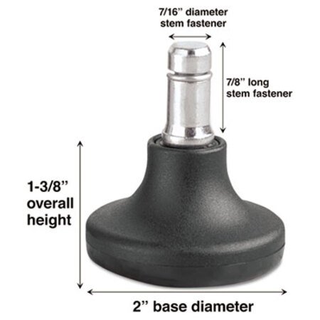 Picture of Low Profile Bell Glides, B Stem, 110 lbs/Glide, 5/SetMAS-70178