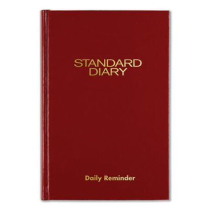 Picture of Standard Diary Recycled Daily Reminder, Red, 7.5 x 5.13, 2022AAG-SD38713