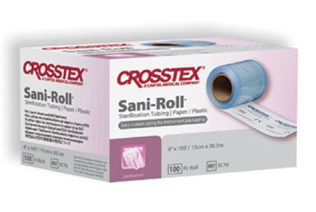 Picture of Sterilization Roll Sani-Roll® Ethylene Oxide (EO) Gas / Steam 2 Inch X 200 Meter Transparent / Blue Self Seal Paper / FilmSCT2200