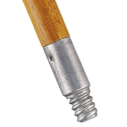 Picture of Lacquered-Wood Threaded-Tip Broom/Sweep Handle, 15/16 dia x 60, NaturalRCP-6364