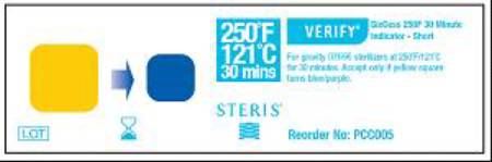 Picture of Verify® SixCess™ Sterilization Chemical Indicator Strip Steam 2-3/4 InchPCC005