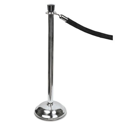 Picture of Crowd Control Posts, Chrome, 41" High, Silver, 2/BoxTCO-11000