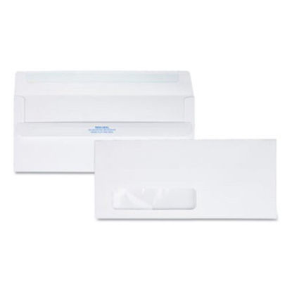 Picture of Redi-Seal Envelope, #10, Commercial Flap, Redi-Seal Closure, 4.13 x 9.5, White, 500/BoxQUA-21318