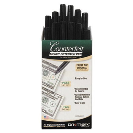 Picture of Smart Money Counterfeit Bill Detector Pen for Use w/U.S. Currency, DozenDRI-351R1