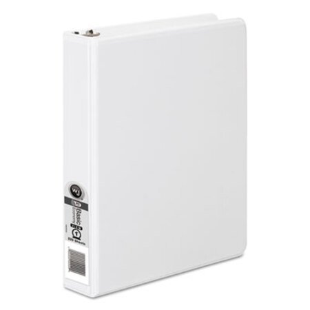 Picture of 362 Basic Round Ring View Binder, 3 Rings, 1" Capacity, 8.5 x 5.5, WhiteWLJ-36210W