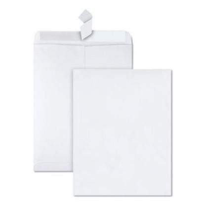 Picture of Redi-Strip Catalog Envelope, #13 1/2, Cheese Blade Flap, Redi-Strip Closure, 10 x 13, White, 100/BoxQUA-44782