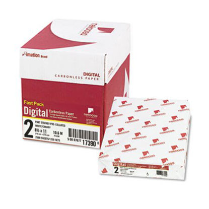 Picture of Fast Pack Digital Carbonless Paper, 2-Part, 8.5 x 11, White/Canary, 500 Sheets/Ream, 5 Reams/CartonNEK-17390
