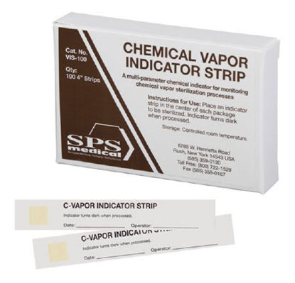 Picture of SPSmedical Sterilization Chemical Indicator Strip Chemical Vapor 4 InchVIS-100