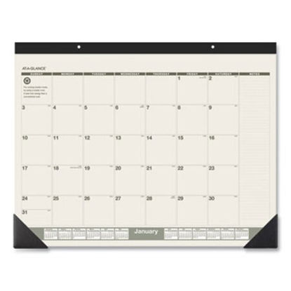 Picture of Recycled Monthly Desk Pad, 22 x 17, 2022AAG-SK32G00