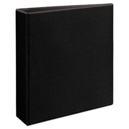 Picture of Heavy-Duty View Binder with DuraHinge and One Touch EZD Rings, 3 Rings, 2" Capacity, 11 x 8.5, BlackAVE-79692