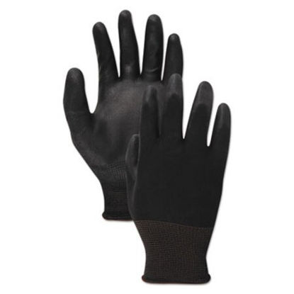 Picture of Palm Coated Cut-Resistant HPPE Glove, Salt and Pepper/Black, Size 8 (Medium), 1 DozenBWK-000298