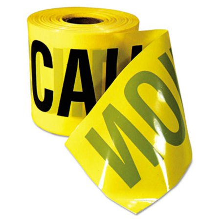 Picture of Caution Barricade Tape, "Caution Cuidado" Text, 3" x 200 ft, Yellow/BlackEML-770201