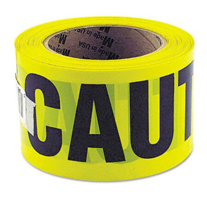 Picture of Caution Safety Tape, Non-Adhesive, 3" x 1,000 ft, YellowGNS-10379