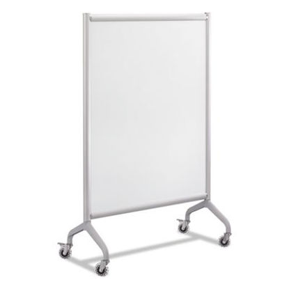 Picture of Rumba Full Panel Whiteboard Collaboration Screen, 36w x 16d x 54h, White/GraySAF-2014WBS