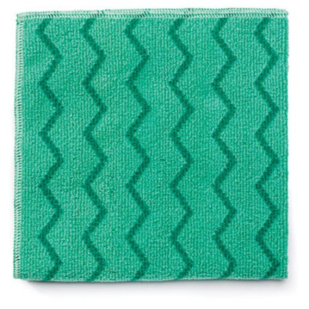 Picture of Reusable Cleaning Cloths, Microfiber, 16 x 16, Green, 12/CartonRCP-Q620