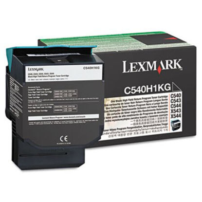Picture of C540H1KG Return Program High-Yield Toner, 2,500 Page-Yield, BlackLEX-C540H1KG