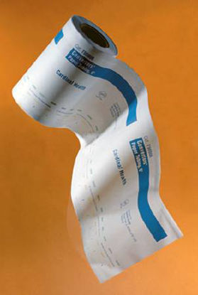 Picture of Sterilization Roll Cardinal Health™ Ethylene Oxide (EO) Gas / Steam 2 Inch X 100 Foot Transparent / Blue Heat Seal Paper / FilmT90002