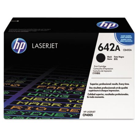 Picture of HP 642A, (CB400A) Black Original LaserJet Toner CartridgeHEW-CB400A