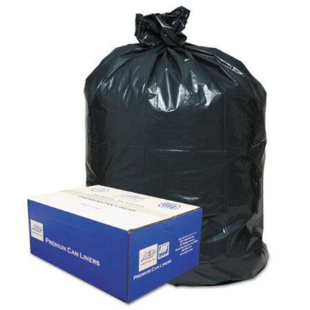 Picture of Linear Low-Density Can Liners, 30 gal, 0.71 mil, 30" x 36", Black, 250/CartonWBI-303618B