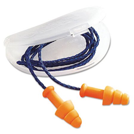 Picture of SmartFit Multiple-Use Earplugs, Corded, 25NRR, Orange, 100 PairsHOW-SMF30