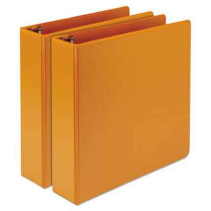 Picture of Earth’s Choice Biobased Durable Fashion View Binder, 3 Rings, 2" Capacity, 11 x 8.5, Coral, 2/PackSAM-U86673