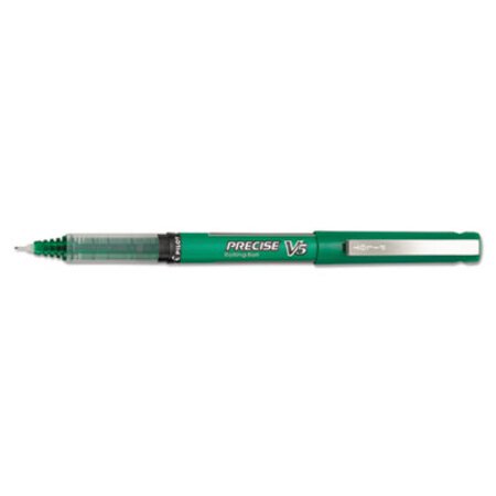 Picture of Precise V5 Roller Ball Pen, Stick, Extra-Fine 0.5 mm, Green Ink, Green Barrel, DozenPIL-25104