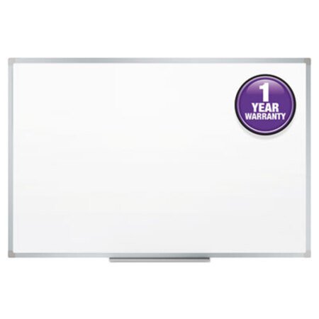 Picture of Dry-Erase Board, Melamine Surface, 36 x 24, Silver Aluminum FrameMEA-85356