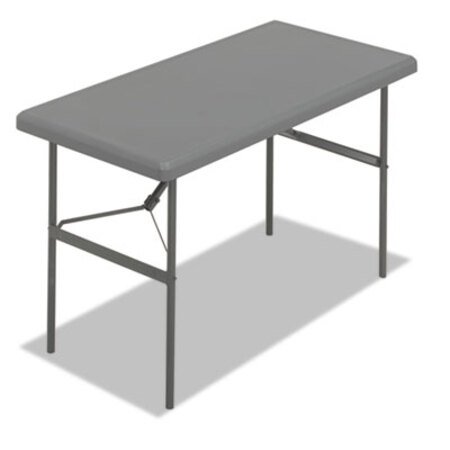Picture of IndestrucTable Classic Folding Table, Rectangular Top, 300 lb Capacity, 48 x 24 x 29, CharcoalICE-65207