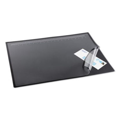 Picture of Lift-Top Pad Desktop Organizer with Clear Overlay, 31 x 20, BlackAOP-41200S