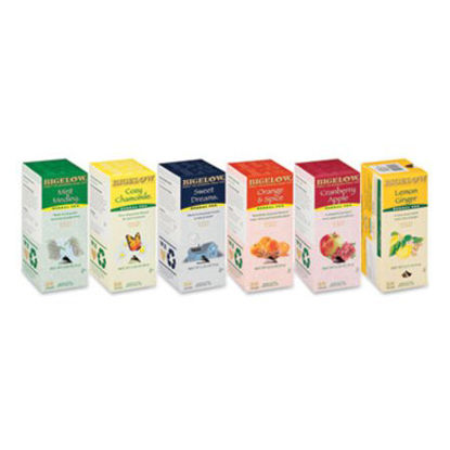 Picture of Assorted Tea Packs, Six Flavors, 28/Box, 168/CartonBTC-17578