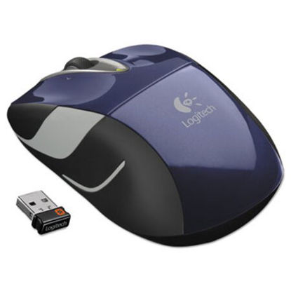 Picture of M525 Wireless Mouse, 2.4 GHz Frequency/33 ft Wireless Range, Left/Right Hand Use, BlueLOG-910002698