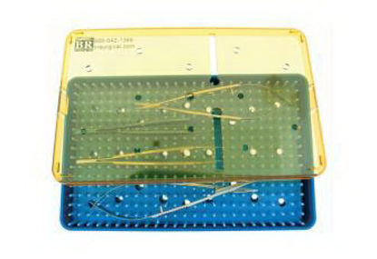 Picture of Sterilization Tray with Lid BR Surgical 3/4 X 6 X 10 InchBR82-04022