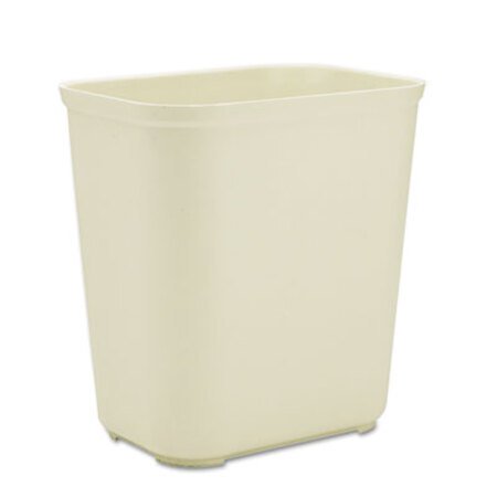 Picture of Fire-Resistant Wastebasket, Rectangular, Fiberglass, 7 gal, BeigeRCP-254300BG