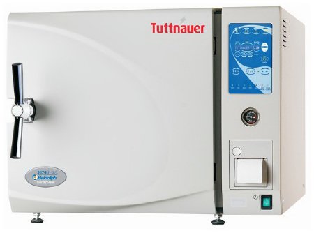 Picture of Tuttnauer™ Heidolph™ 3545E Tabletop Autoclave Steam 12 X 15 Inch Chamber Side Hinged Door0296441