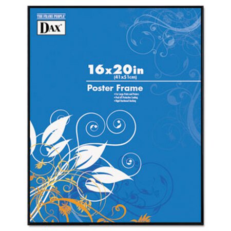 Picture of Coloredge Poster Frame, Clear Plastic Window, 16 x 20, BlackDAX-N16016BT