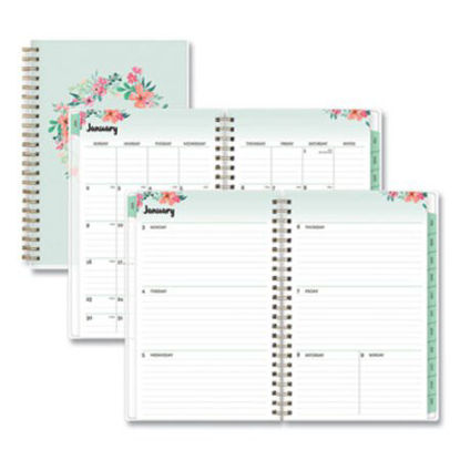 Picture of Frosted Weekly/Monthly Planner, 9 x 7, Laurel, 2022BLS-135895