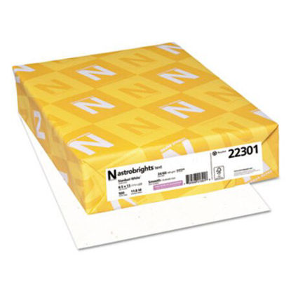 Picture of Color Paper, 24 lb, 8.5 x 11, Stardust White, 500 Sheets/ReamWAU-22301