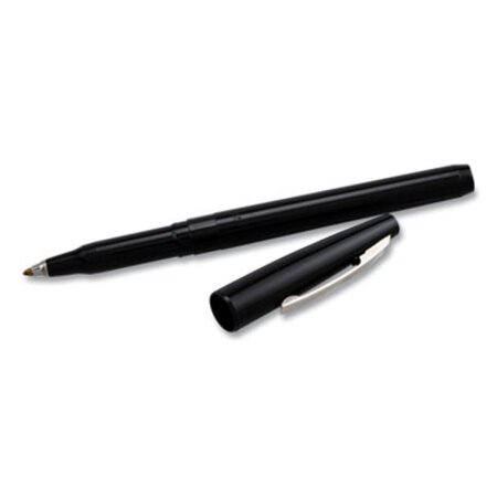 Picture of Rolling Writer Roller Ball Pen, Stick, Medium 0.8 mm, Black Ink, Black Barrel, DozenPEN-R100A